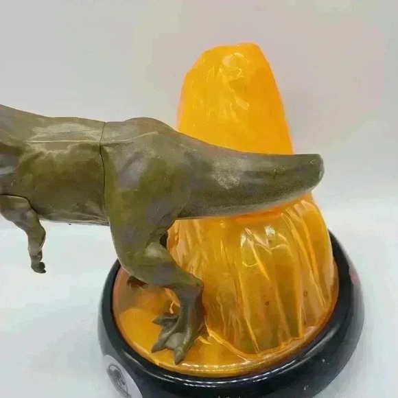 Jurassic World Nightlight KINGDOM T REX Lighted Lava Dinosaur LAMP 8” X 6.5” - Picture 7 of 14